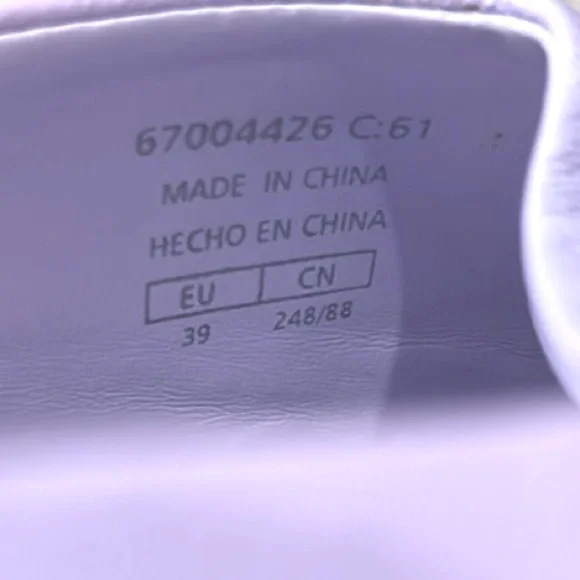 MANGO Womens Lavender Solid Leather Heels Size 8.5 - Picture 13 of 13